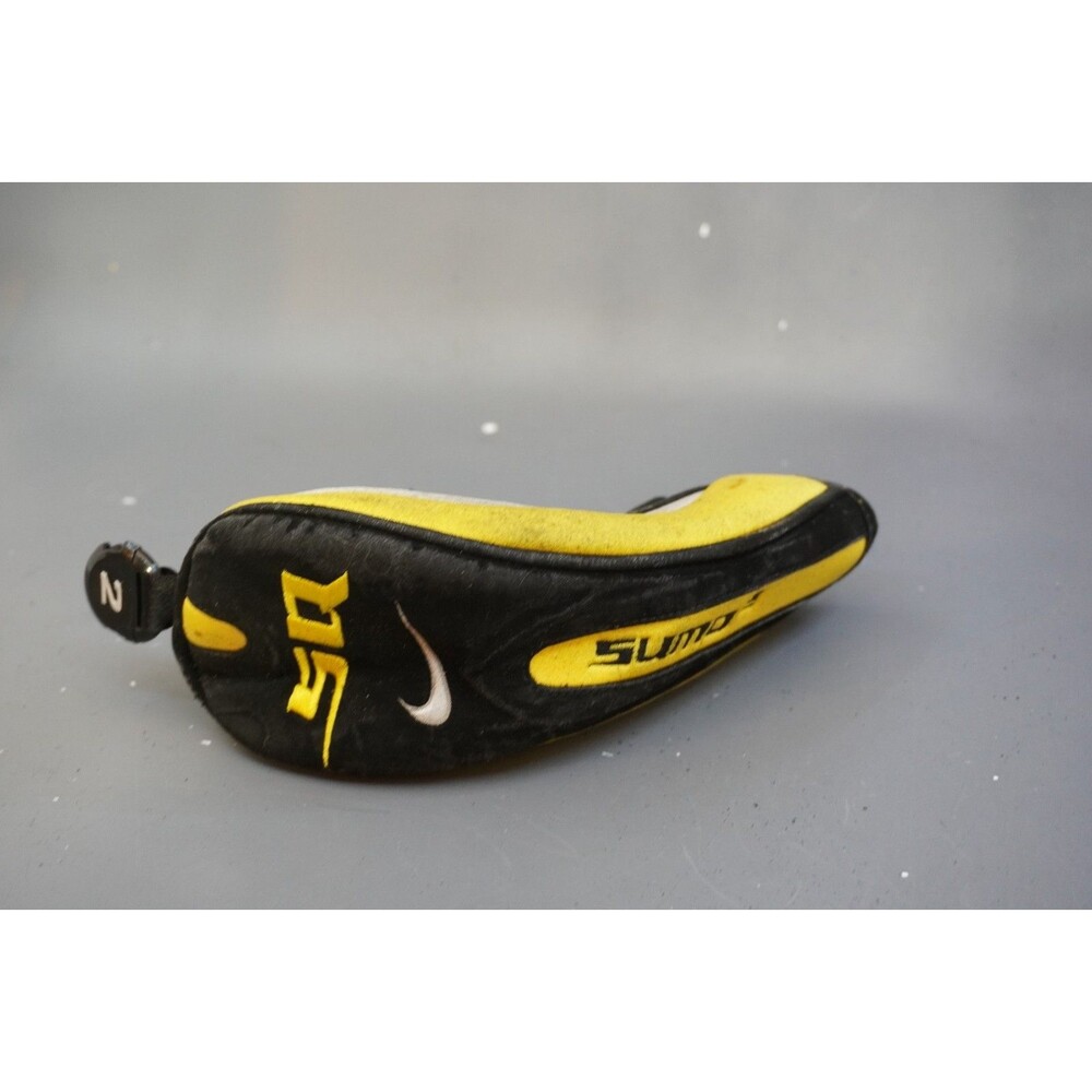 Nike SQ Sumo 2 Hybrid Utility Headcover Yellow Black Golf Club Cover #2 OEM
